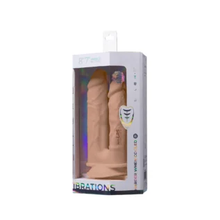 Зображення Подвійний фалоімітатор з вібрацією SilexD Double Gusto Vibro Flesh
