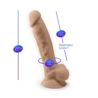 Зображення Фалоімітатор з вібрацією SilexD Vetus Vibro Flesh + LRS