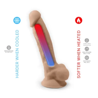 Зображення Фалоімітатор з вібрацією SilexD Vetus Vibro Flesh + LRS
