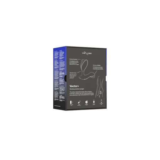 Смарт-вібромасажер простати We-Vibe Vector+ CHARCOAL BLACK - Зображення 9