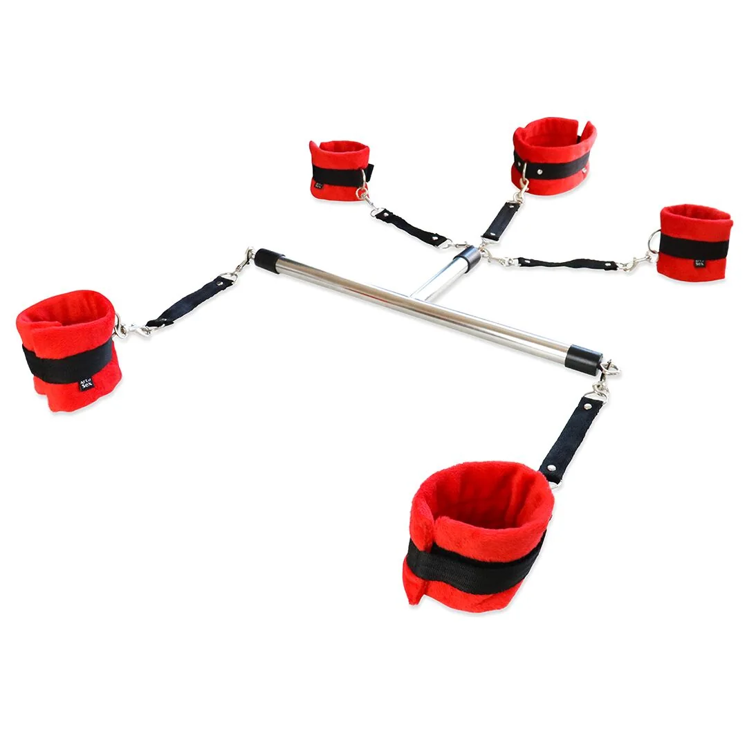 Розпорка для шиї, рук та ніг Art of Sex Bondage Set - Spider 3 Розпорка для шиї, рук та ніг Art of Sex Bondage Set - Spider