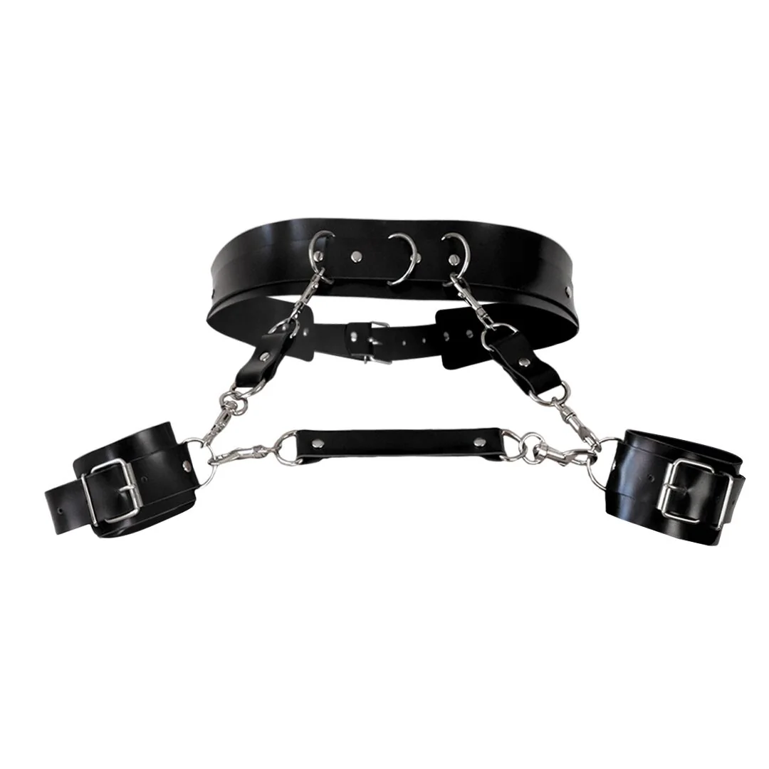 Шкіряний пояс з наручниками Art of Sex – Kasta 3 Шкіряний пояс з наручниками Art of Sex – Kasta