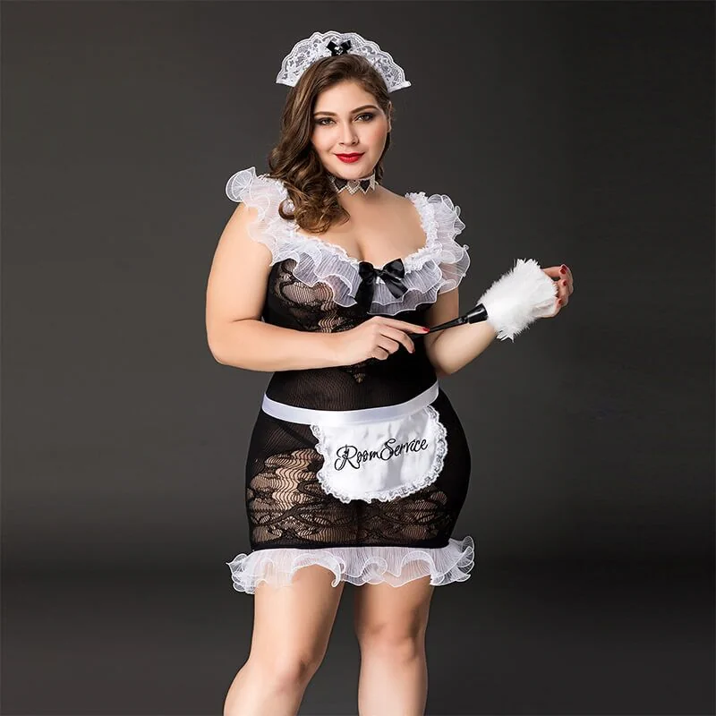 Костюм покоївки JSY "Слухняна Ельма" Plus Size 3 Костюм покоївки JSY "Слухняна Ельма" Plus Size