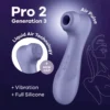 Вакуумний кліторальний стимулятор Satisfyer Pro 2 Generation 3 with Liquid Air Lilac 2 Зображення Вакуумний кліторальний стимулятор Satisfyer Pro 2 Generation 3 with Liquid Air Lilac
