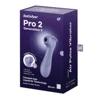 Вакуумний кліторальний стимулятор Satisfyer Pro 2 Generation 3 with Liquid Air Connect App Lilac 13 Зображення Вакуумний кліторальний стимулятор Satisfyer Pro 2 Generation 3 with Liquid Air Connect App Lilac