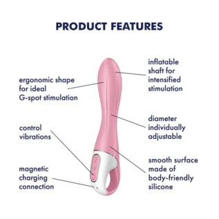 Вібратор точки G надувний Satisfyer Air Pump Vibrator 2 10 Зображення Вібратор точки G надувний Satisfyer Air Pump Vibrator 2