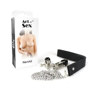 Затискачі для сосків із повідцем на металевому ланцюжку Art of Sex - Kendal 10 Затискачі для сосків із повідцем на металевому ланцюжку Art of Sex - Kendal - Зображення 4