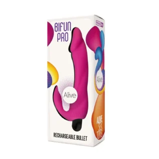 Зображення Вібратор вагінально-кліторальний Alive Bifun Pro Pink