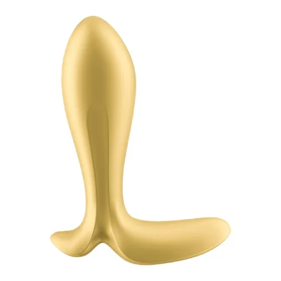 Анальна смарт-пробка з вібрацією Satisfyer Intensity Plug Gold 12 Зображення Анальна смарт-пробка з вібрацією Satisfyer Intensity Plug Gold