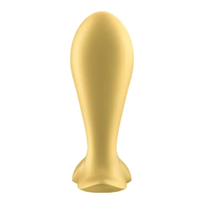 Анальна смарт-пробка з вібрацією Satisfyer Intensity Plug Gold 11 Зображення Анальна смарт-пробка з вібрацією Satisfyer Intensity Plug Gold