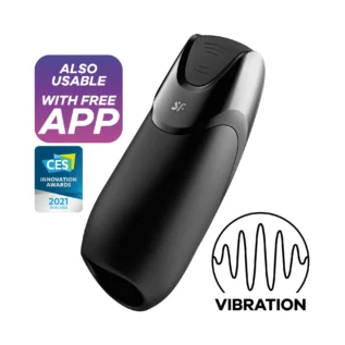 Смарт-мастурбатор з вібрацією Satisfyer Men Vibration