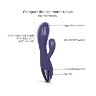 Alternative view of Вібратор-кролик Love To Love FUNKY BUNNY - MIDNIGHT INDIGO