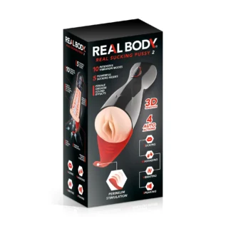 Зображення Преміум-вібромастурбатор Real Body - Real Sucking Pussy