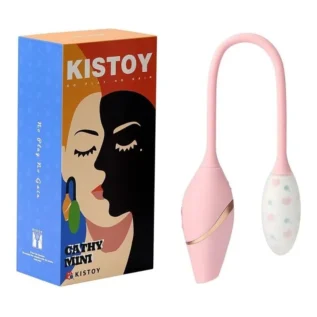 Зображення Віброяйце з вакуумним стимулятором KISTOY Cathy Mini