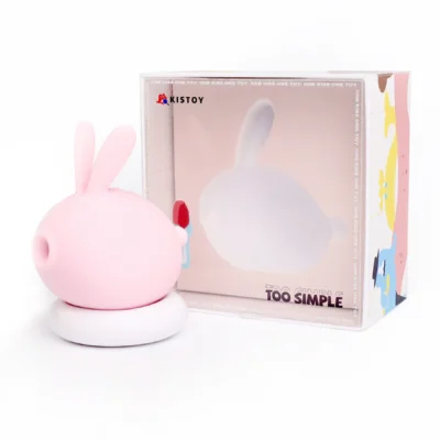 Зображення Вакуумний кліторальний стимулятор з вібрацією KISSTOY Too Simple
