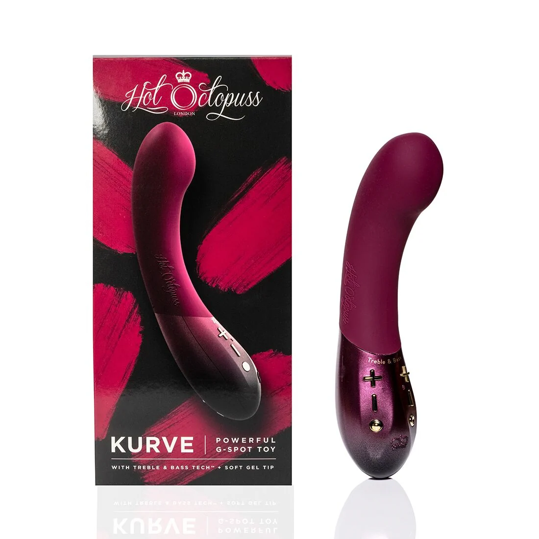 Вібратор для точки G Hot Octopuss KURVE, Treble and Bass Technology 11 Вібратор для точки G Hot Octopuss KURVE, Treble and Bass Technology - Зображення 9