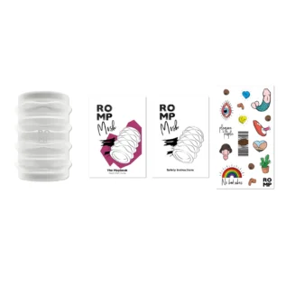М’який мастурбатор Romp Mosh Transparent 12 Зображення М’який мастурбатор Romp Mosh Transparent