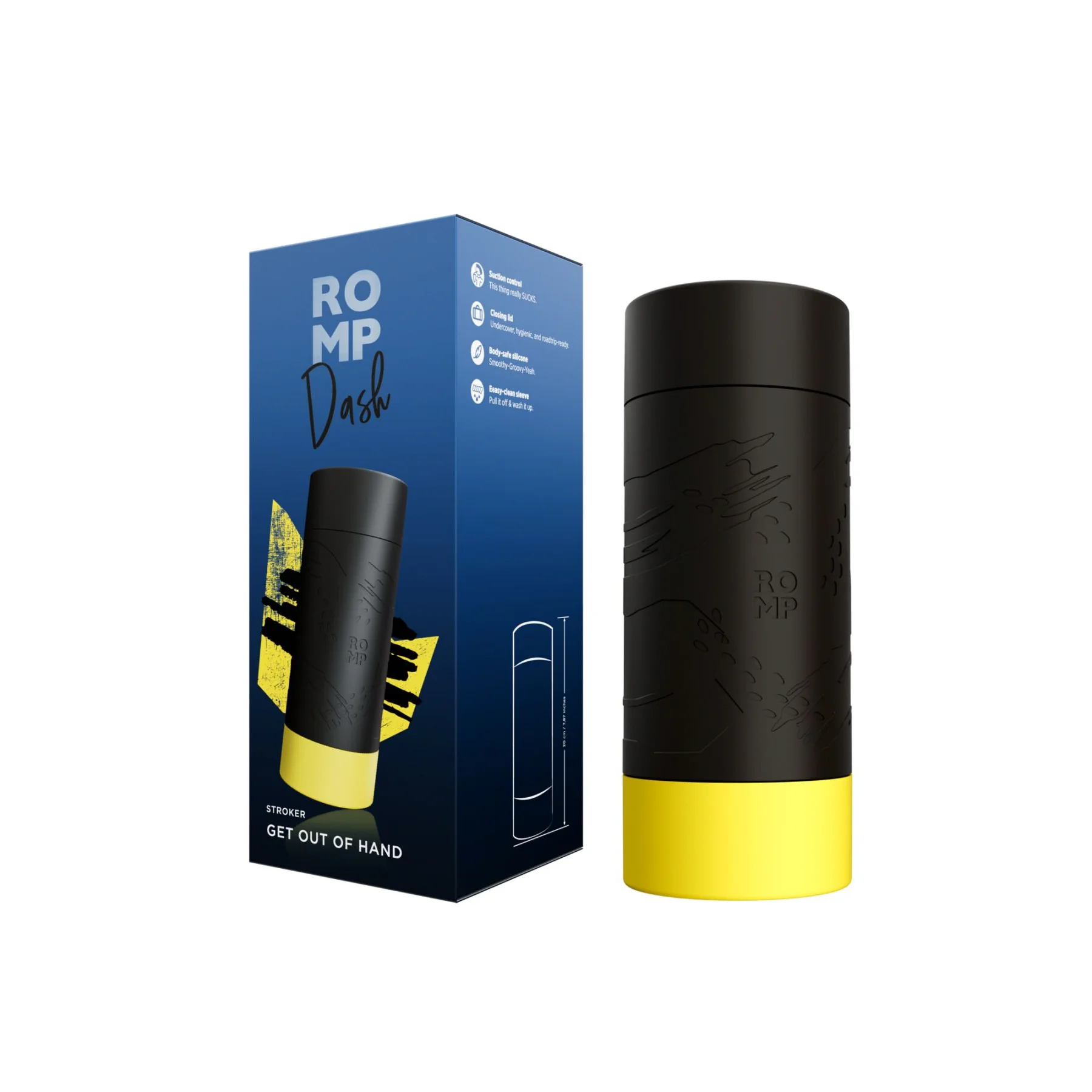 Мастурбатор з ефектом вакууму Romp Dash 9 Мастурбатор з ефектом вакууму Romp Dash - Зображення 7