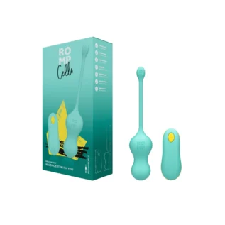 Віброяйце для точки G з пультом керування Romp Cello Light Teal 17 Зображення Віброяйце для точки G з пультом керування Romp Cello Light Teal