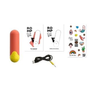 Зображення Потужна віброкуля Romp Riot Light orange