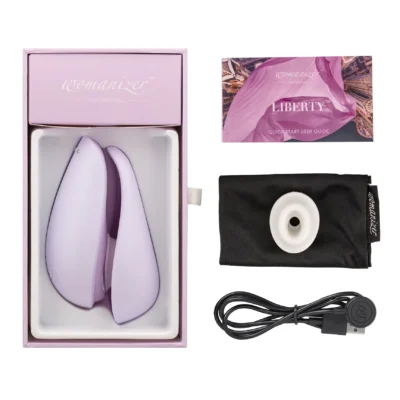Зображення Вакуумний кліторальний стимулятор Womanizer Liberty Lilac