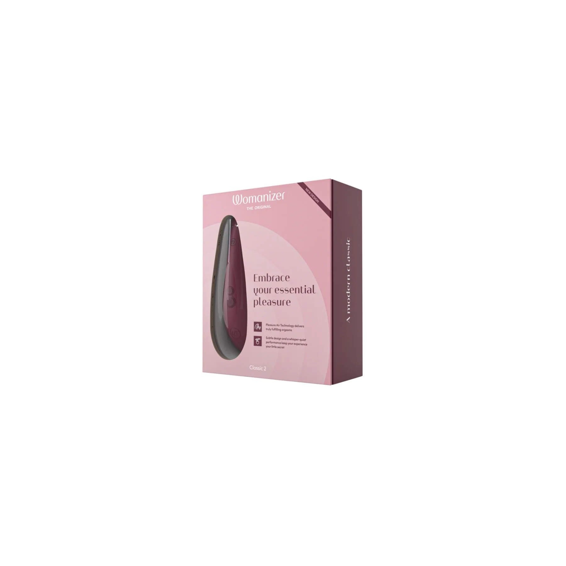 Вакуумний кліторальний стимулятор Womanizer Classic 2 - Bordeaux 10 Вакуумний кліторальний стимулятор Womanizer Classic 2 - Bordeaux - Зображення 8