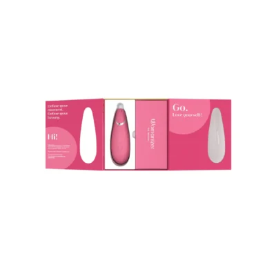 Зображення Вакуумний кліторальний стимулятор Womanizer Premium 2 - Raspberry
