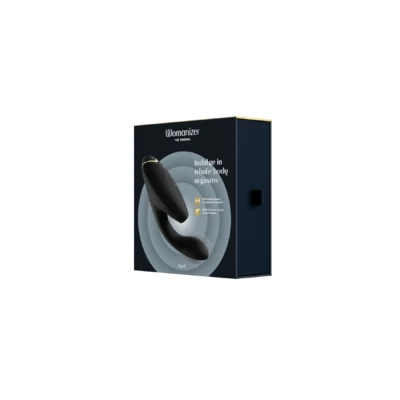 Зображення Подвійний вакуумний кліторальний стимулятор з вібрацією Womanizer Duo 2 - Black