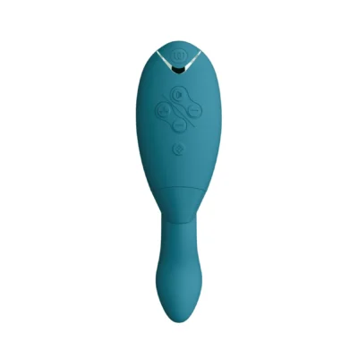 Зображення Подвійний вакуумний кліторальний стимулятор Womanizer Duo 2 - Petrol
