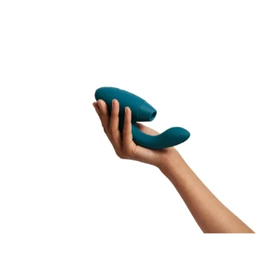 Зображення Подвійний вакуумний кліторальний стимулятор Womanizer Duo 2 - Petrol