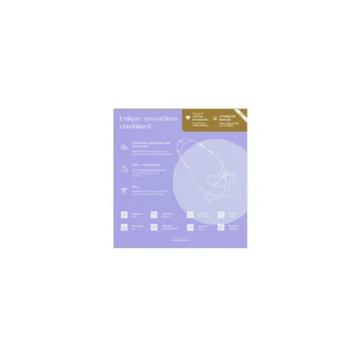 Зображення Подвійний вакуумний кліторальний стимулятор Womanizer Duo 2 - Lilac