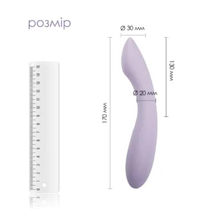 Alternative view of Вібратор для точки G з інтелектуальним режимом Svakom Amy 2 Pastel Lilac