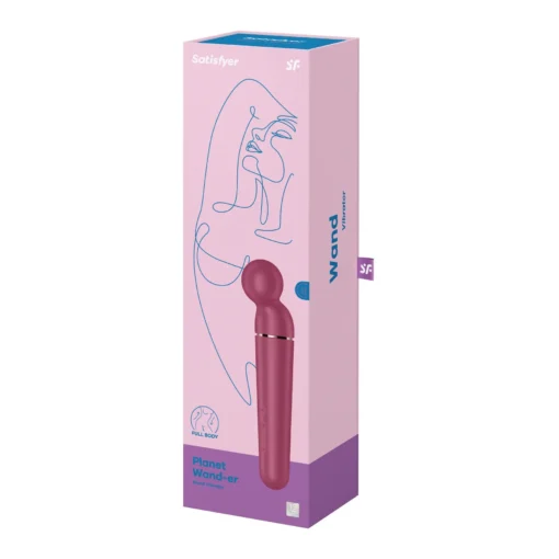 Вібромасажер Satisfyer Planet Wand-er Berry/Rosegold - Зображення 6