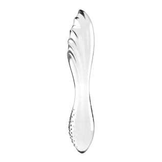 Двосторонній скляний дилдо Satisfyer Dazzling Crystal 1 9 Зображення Двосторонній скляний дилдо Satisfyer Dazzling Crystal 1