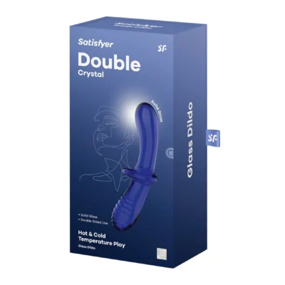 Двосторонній скляний дилдо Satisfyer Double Crystal 11 Зображення Двосторонній скляний дилдо Satisfyer Double Crystal