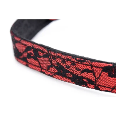 Кляп з трояндою Master Series: Eye-Catching Ball Gag With Rose чорно-червоний 14 Зображення Кляп з трояндою Master Series: Eye-Catching Ball Gag With Rose чорно-червоний