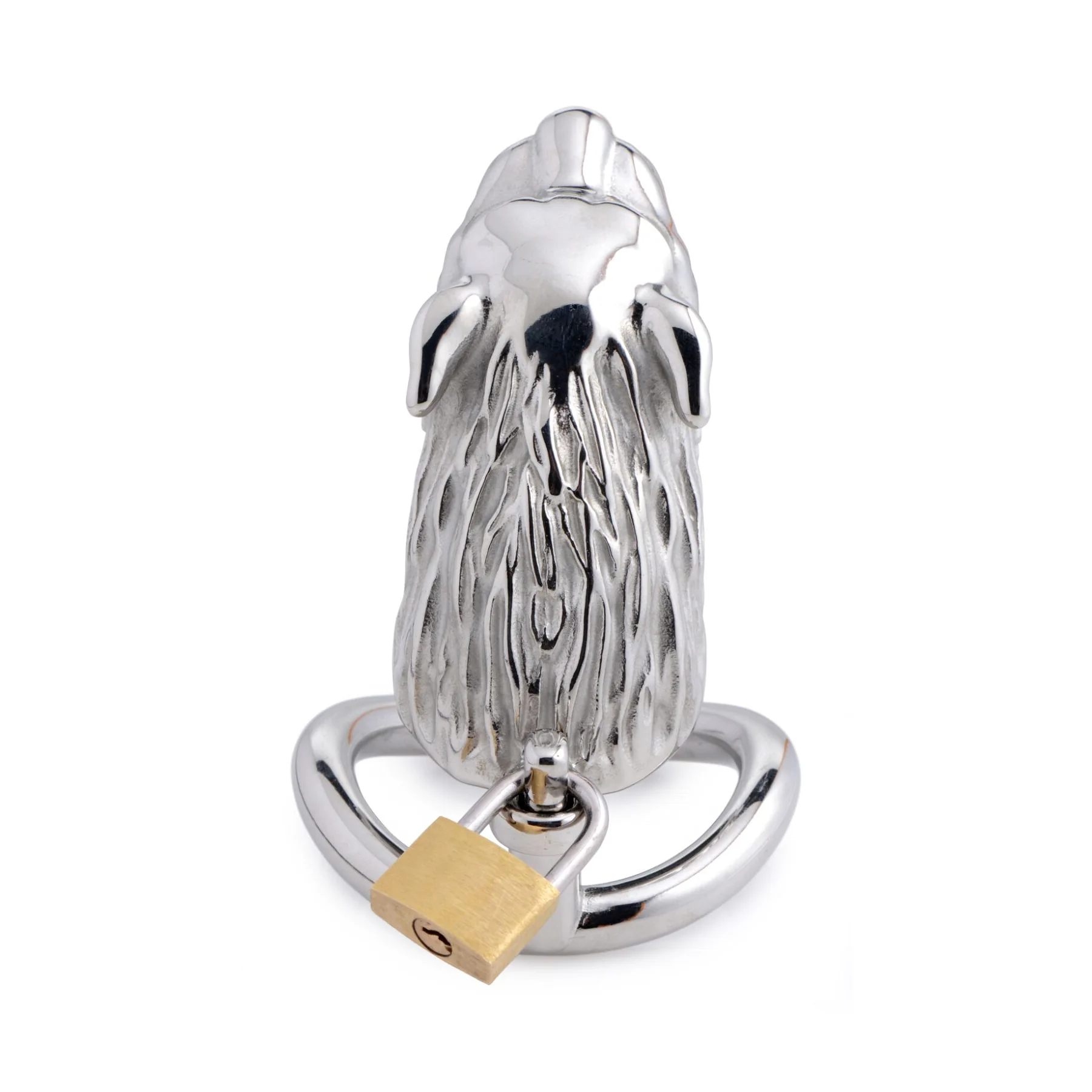 Клітка для пеніса Master Series: Tiger King Cock Cage With Lock 6 Клітка для пеніса Master Series: Tiger King Cock Cage With Lock - Зображення 4