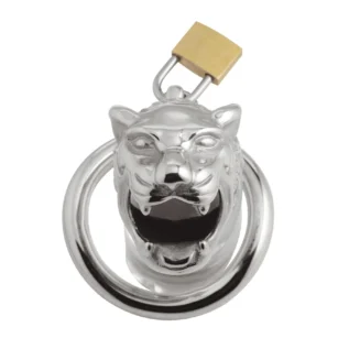 Клітка для пеніса Master Series: Tiger King Cock Cage With Lock 11 Зображення Клітка для пеніса Master Series: Tiger King Cock Cage With Lock