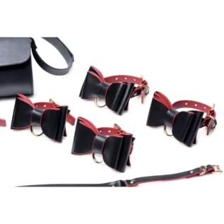 Зображення Набір БДСМ з дорожньою сумкою Master Series: Bow — Luxury BDSM Set With Travel Bag