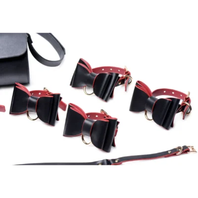 Зображення Набір БДСМ з дорожньою сумкою Master Series: Bow — Luxury BDSM Set With Travel Bag