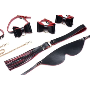 Зображення Набір БДСМ з дорожньою сумкою Master Series: Bow — Luxury BDSM Set With Travel Bag