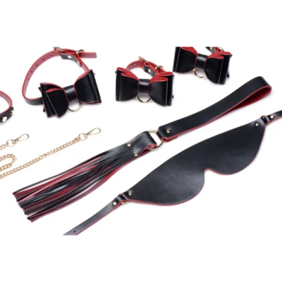 Зображення Набір БДСМ з дорожньою сумкою Master Series: Bow — Luxury BDSM Set With Travel Bag