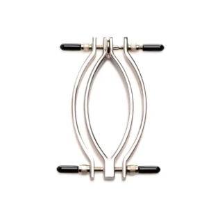 Alternative view of Затискач для статевих губ Master Series: Pussy Tugger Adjustable Vagina Clamp with Chain