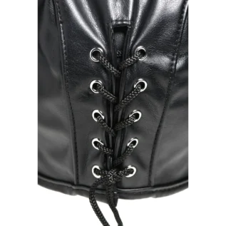 Зображення Маска з рогами Master Series: Dungeon Demon Bondage Mask with Horns
