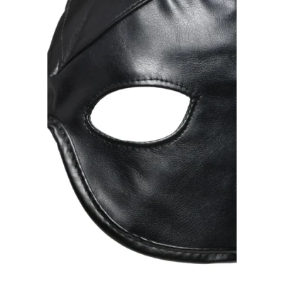 Зображення Маска з рогами Master Series: Dungeon Demon Bondage Mask with Horns