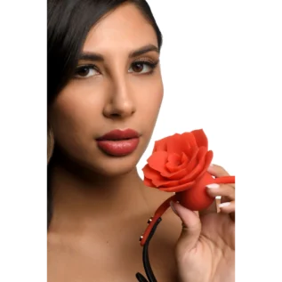 Силіконовий кляп з трояндою Master Series: Blossom Silicone Gag – Red 19 Силіконовий кляп з трояндою Master Series: Blossom Silicone Gag – Red - Зображення 8