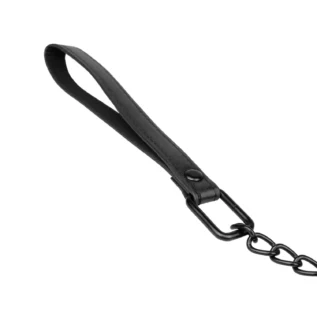 Нашийник з повідцем Bedroom Fantasies: Faux Leather Collar & Chain 16 Зображення Нашийник з повідцем Bedroom Fantasies: Faux Leather Collar & Chain