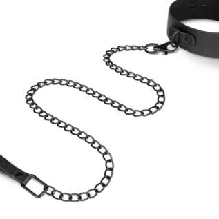 Нашийник з повідцем Bedroom Fantasies: Faux Leather Collar & Chain 15 Зображення Нашийник з повідцем Bedroom Fantasies: Faux Leather Collar & Chain