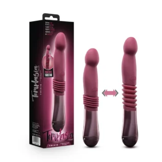 Пульсатор Temptasia by Blush - Trixie Thrusting Dildo - Wine Red 17 Пульсатор Temptasia by Blush - Trixie Thrusting Dildo - Wine Red - Зображення 7