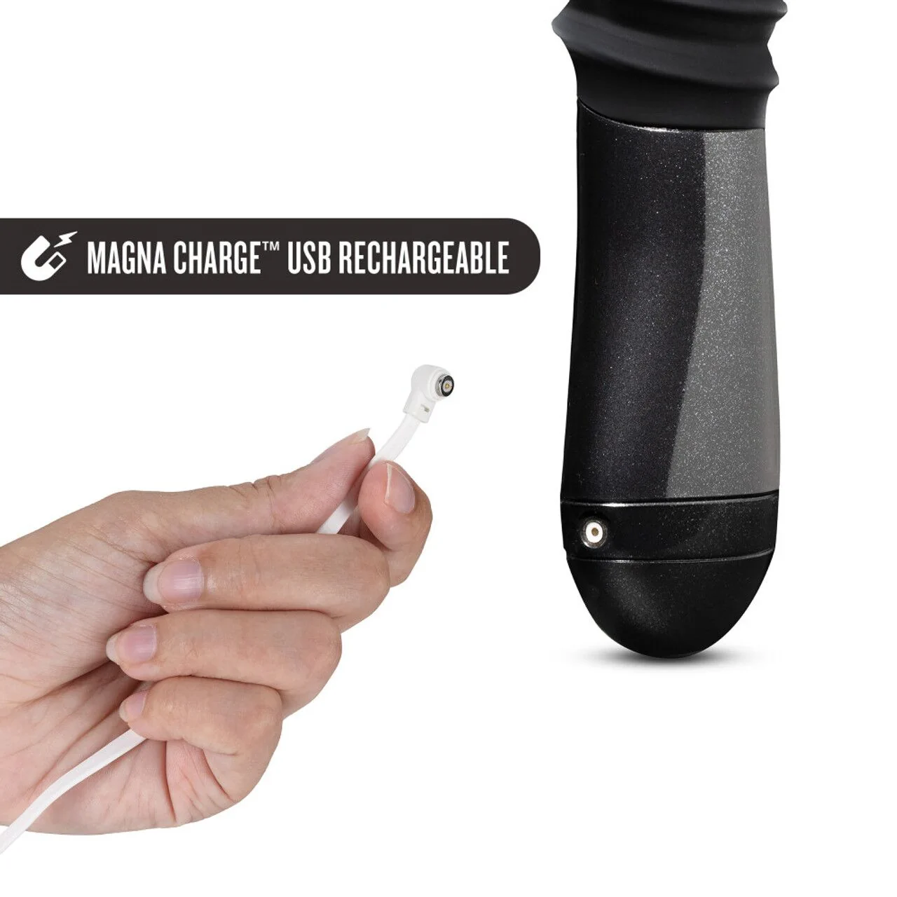 Пульсатор Temptasia by Blush - Lazarus Thrusting Dildo - Black 5 Пульсатор Temptasia by Blush - Lazarus Thrusting Dildo - Black - Зображення 3